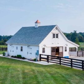 28' x 36' Sutton Center Aisle Horse Barn 62128, Statesville, NC-20210802-DJI_0155-2